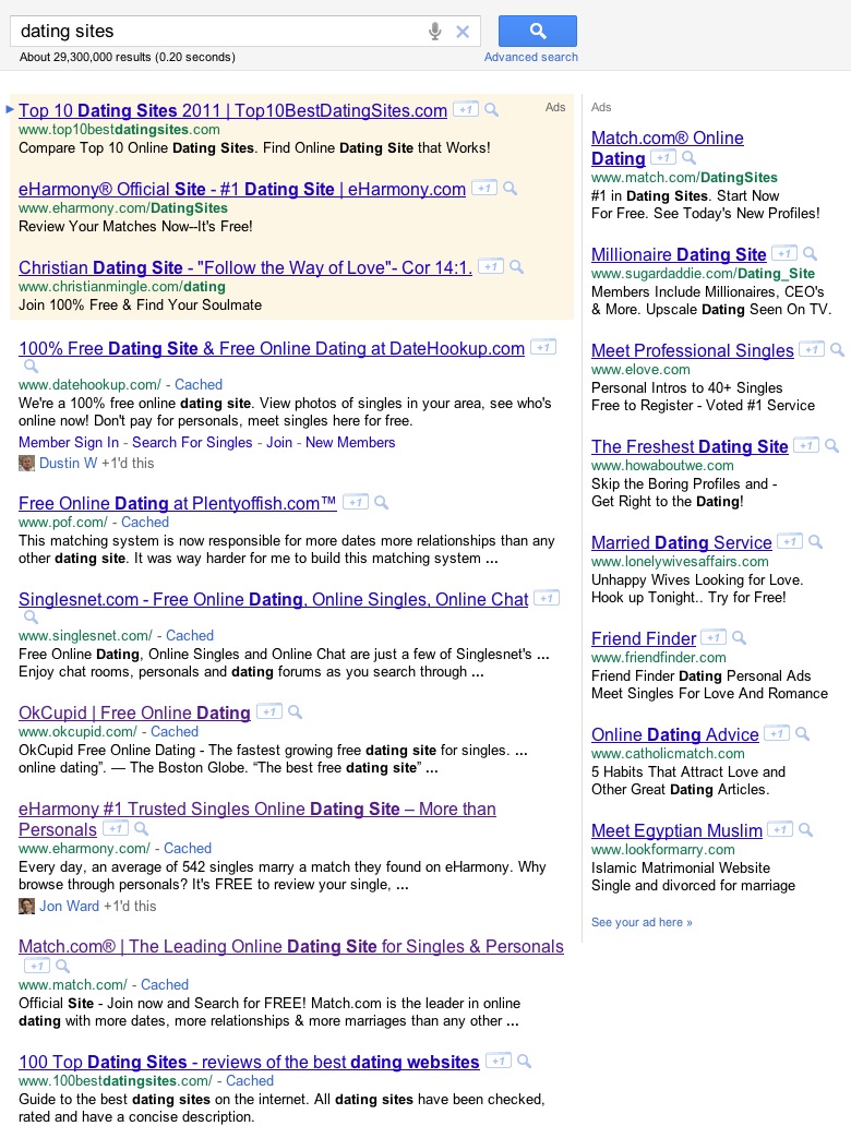 Search For Dating Sites On Google Online Dating Insider