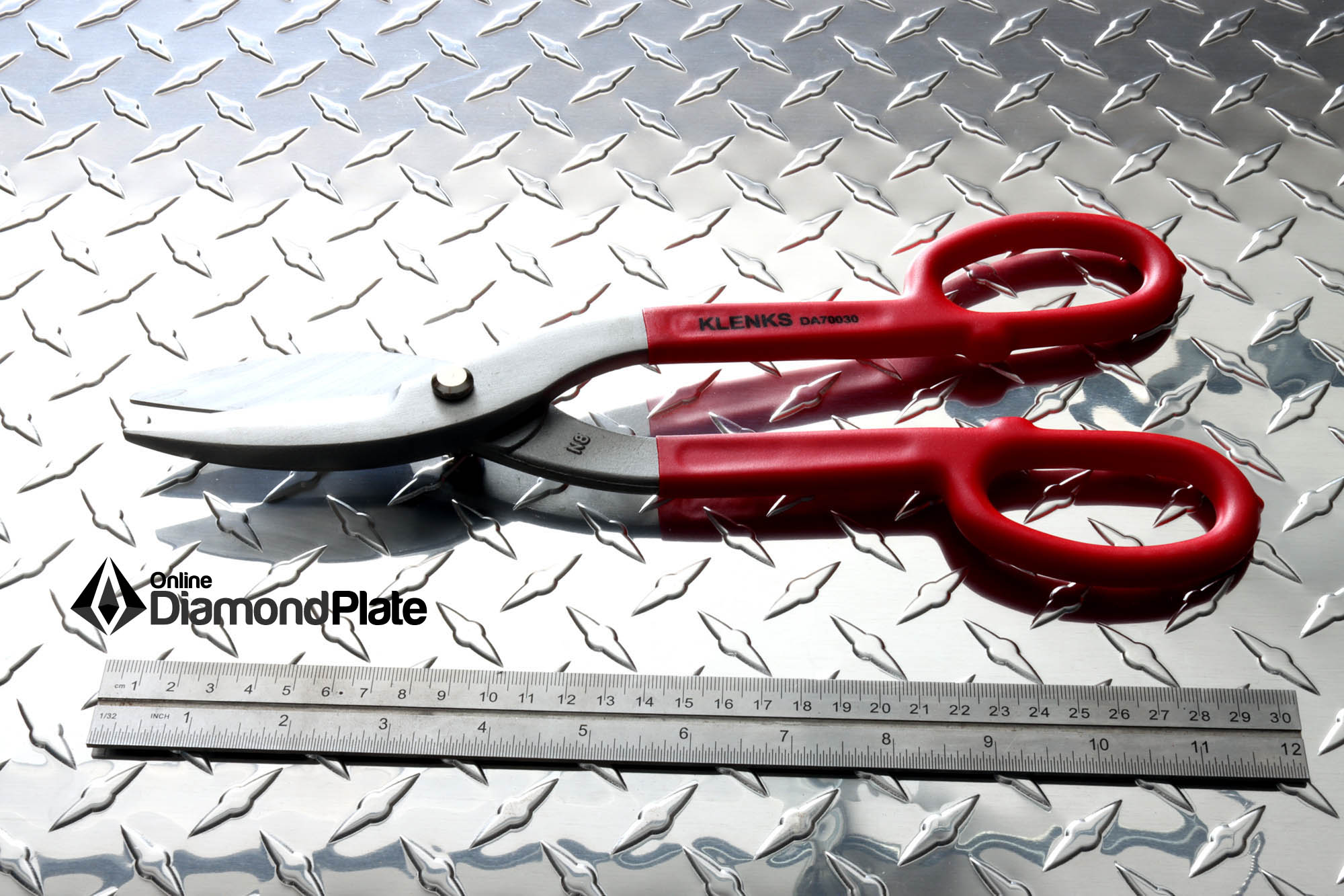 12" Tinner's Shears for cutting Diamond Plate Online Diamond Plate