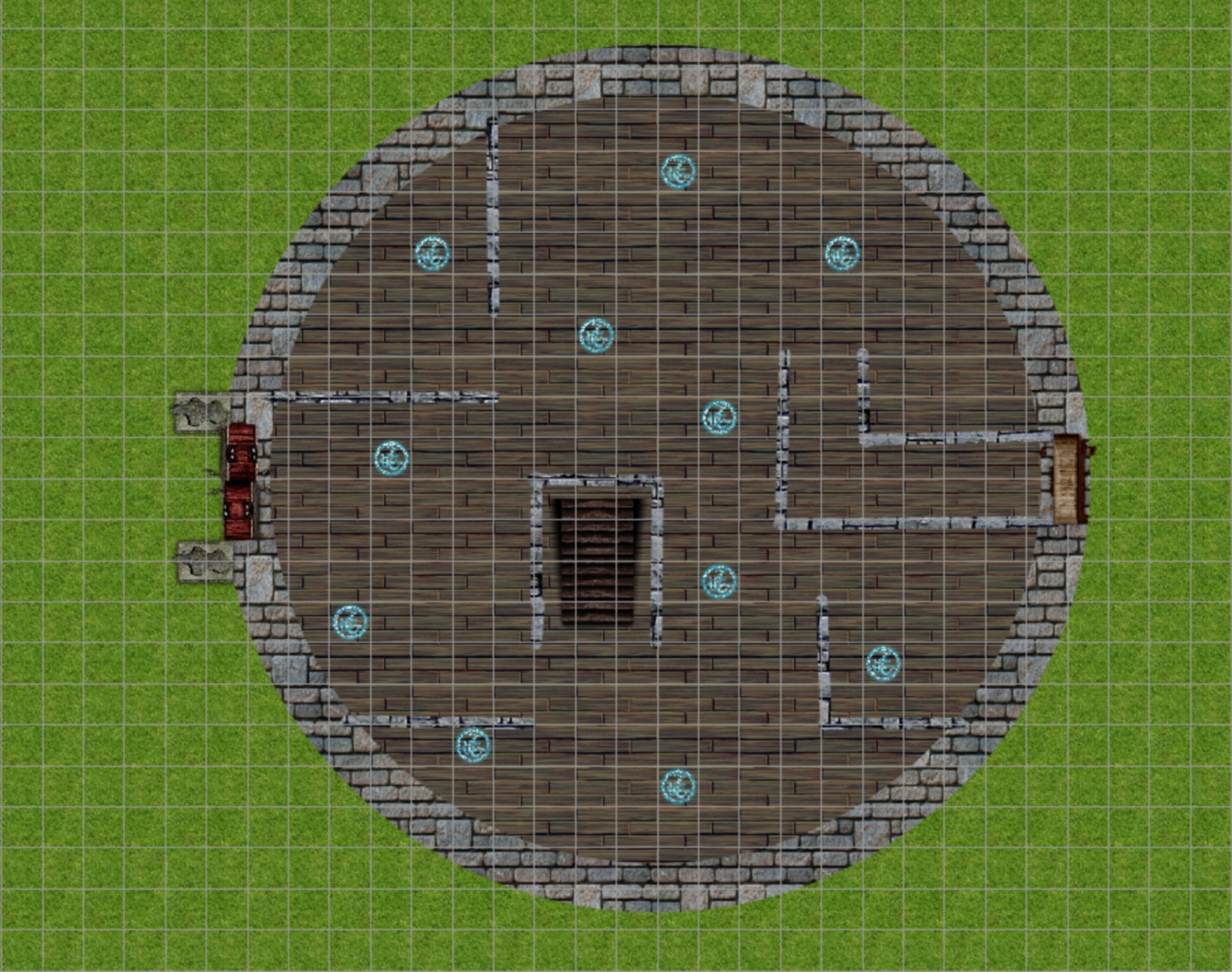 D&D Tower Dungeon Map Free Adventure (With Maps): Tallinn's Tower | Online Dungeon Master