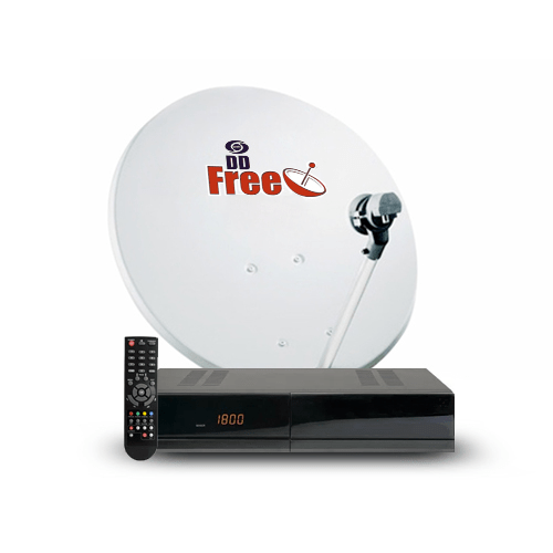 DD Free Dish DTH Mpeg4 HD Set Top Box Including Out Door Unit ( Antenna