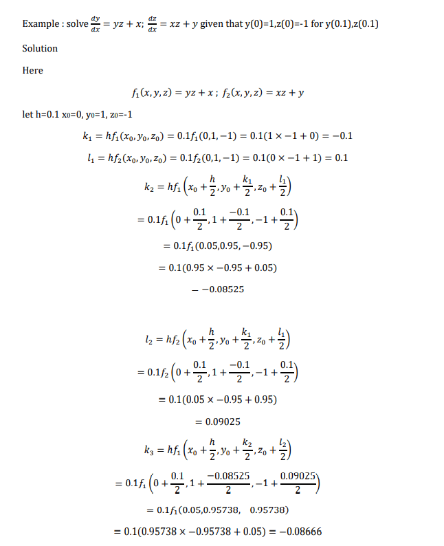 Solution of Ordinary Differential and Higher Order Equations Overview