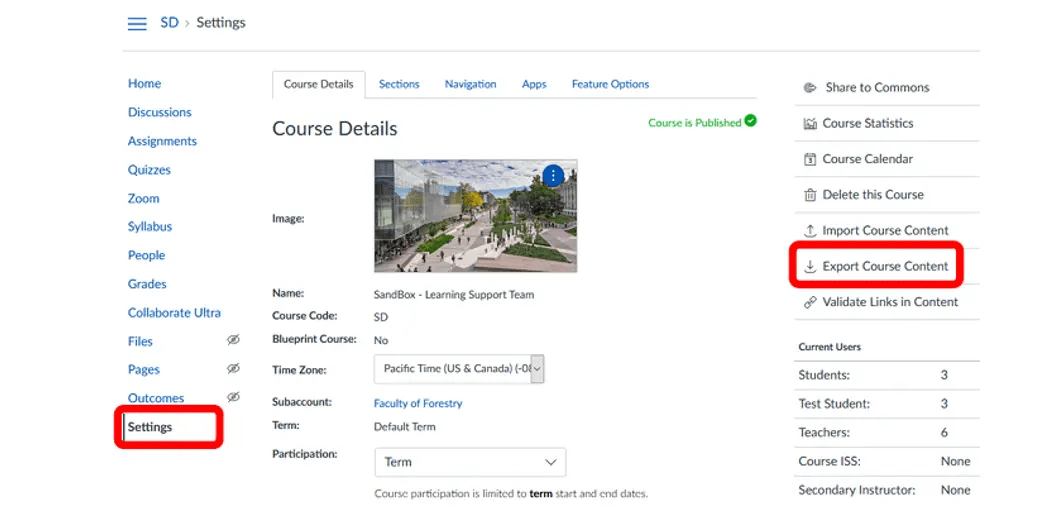 How to Import and Export Course Content in Canvas LMS