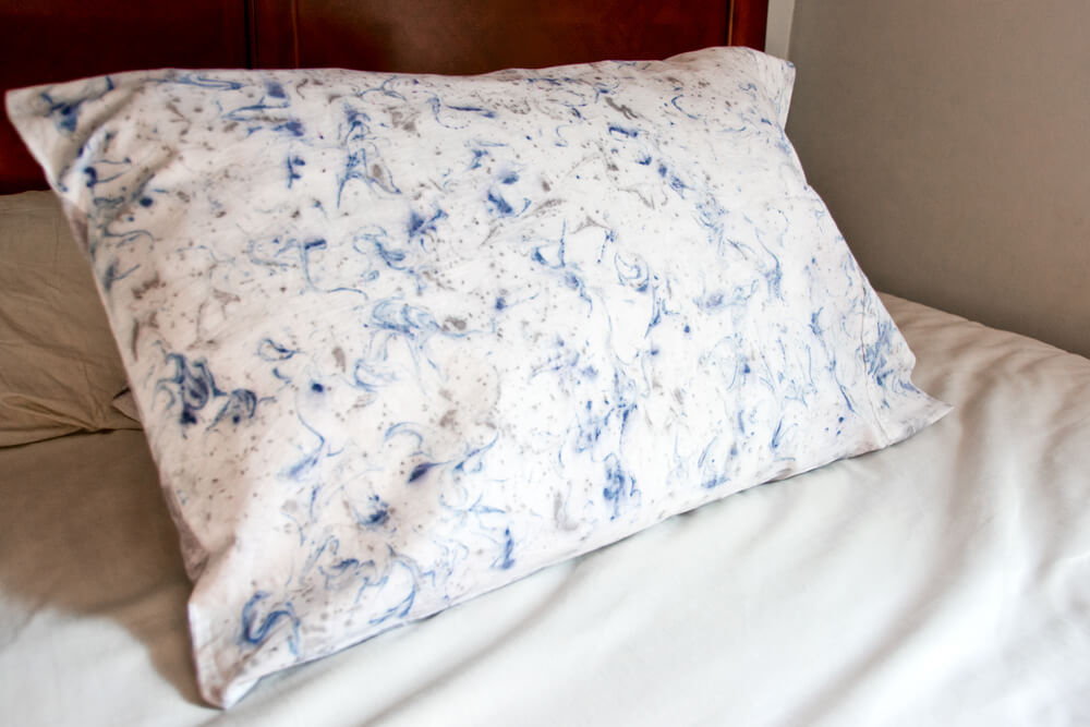 How to Dye Fabric Marble Dyeing with Shaving Cream OFS Maker's Mill