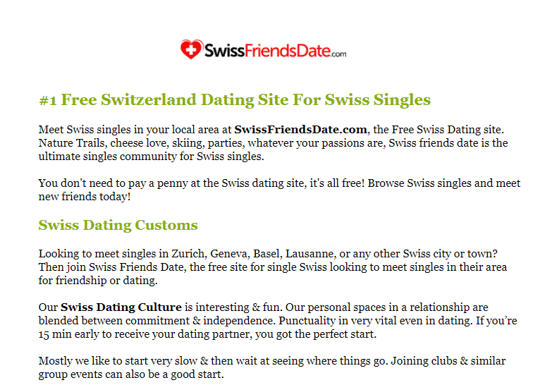 Swiss Dating Sites of 2024 (Top 4 Sites to Meet Swiss)