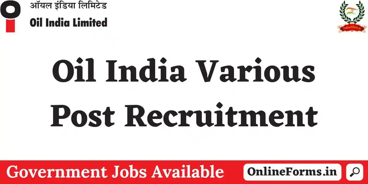 Oil India Recruitment 2023 Admit Card For 187 Vacancies