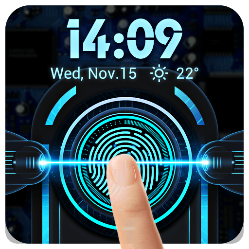 Fingerprint style lock screen for prank Q&A Tips, Tricks, Ideas