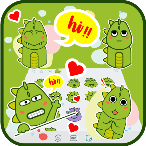 Cute Green Dinosaur Emoji Stickers Q&A Tips, Tricks, Ideas