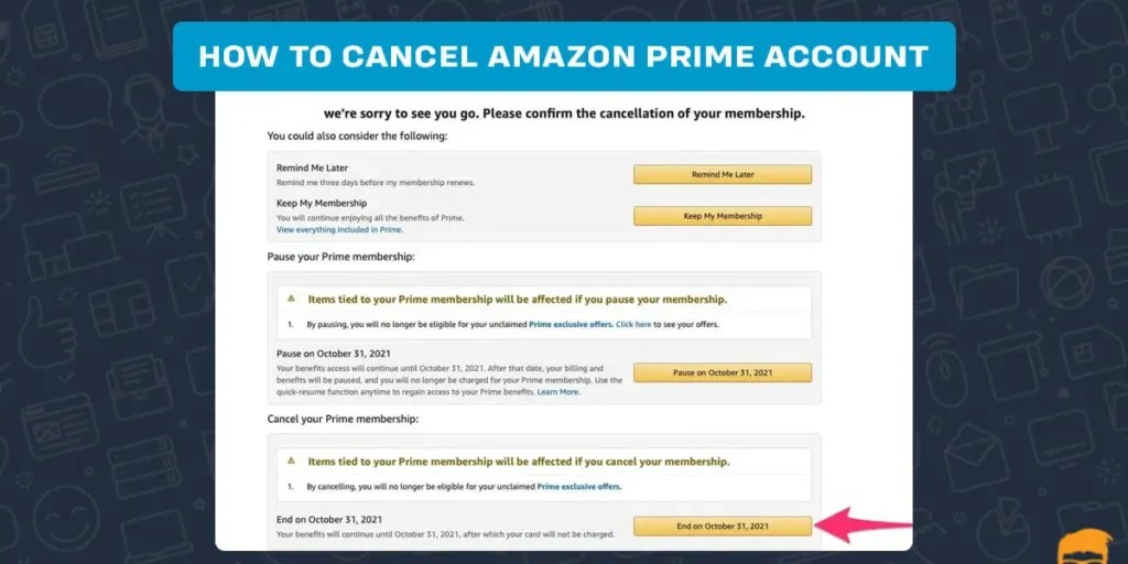 How To Cancel Amazon Prime Account? Online Help Guide
