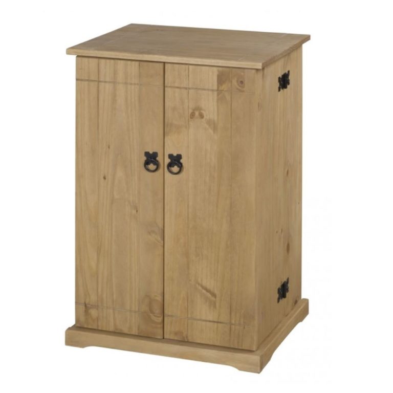 Conway Wooden DVD & CD Storage in Solid Pine Wood OHI