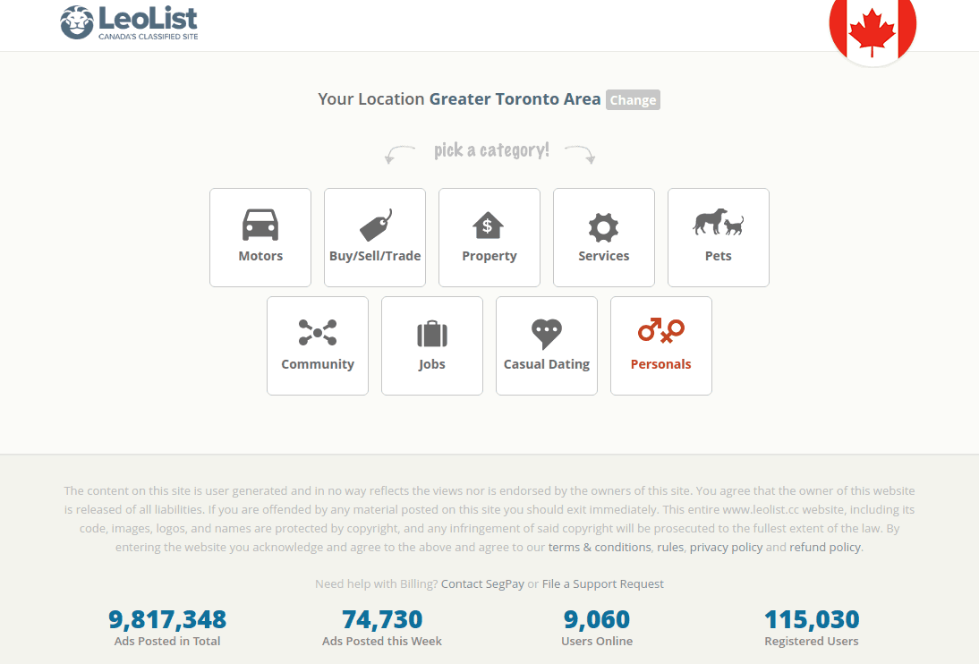 LeoList Review — Can It Help You Hook Up in Canada?