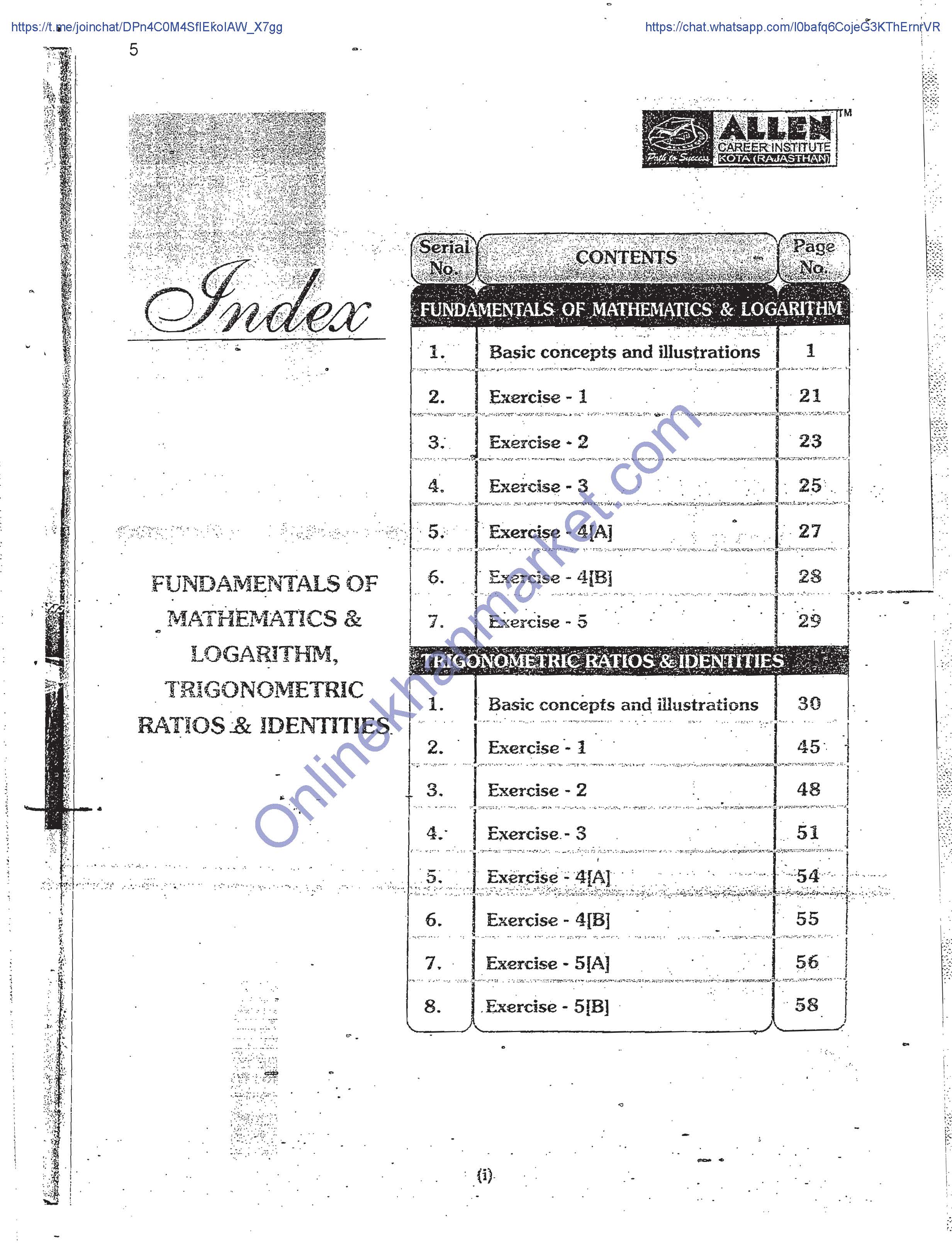 ALLEN Best Study Material for IIT JEE (Main+Advanced)