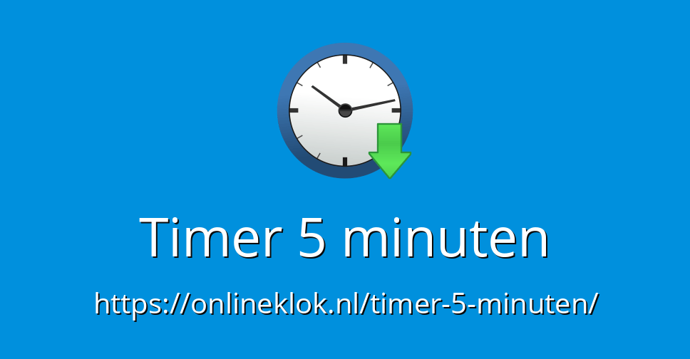 Timer 5 minuten Online Timer