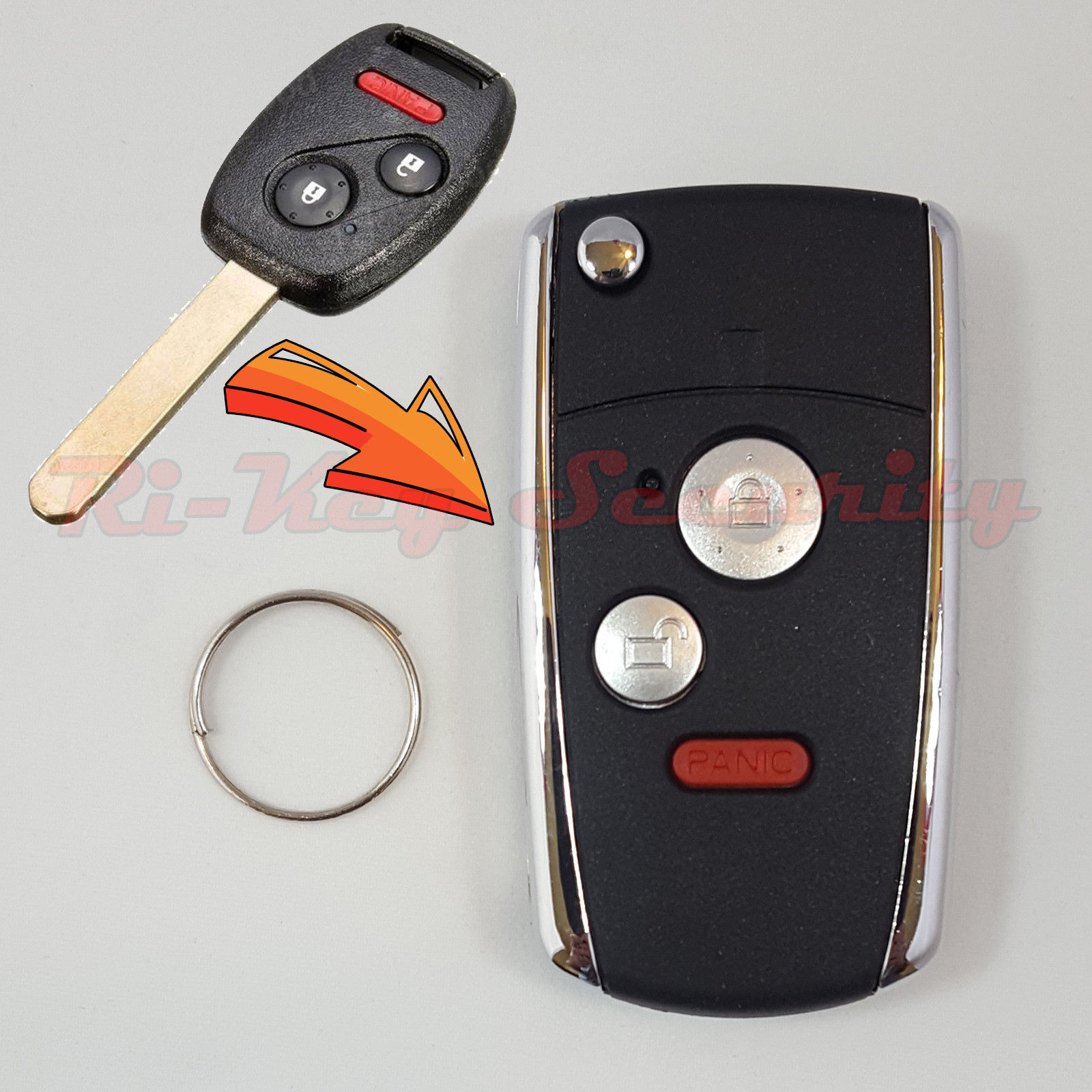 New Style Flip Remote key For Honda Vehicles Keyless Entry Transmitter