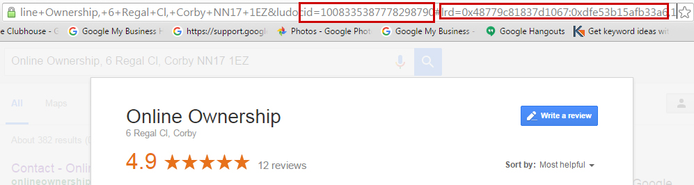 How to Link your Google Business Page Reviews Online Ownership