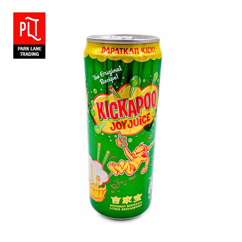 Kickapoo Citrus Can (320ml X 24can) Snack Foods Wholesale Supply