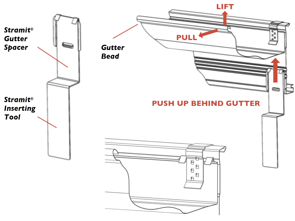 Stramit® Gutter Spacer for Gutter Overflow Online Roofing Australia