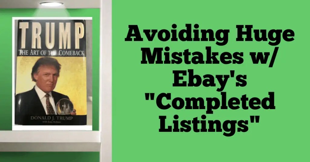 How to Use Ebay Completed Listings To Determine Expected Sell Price