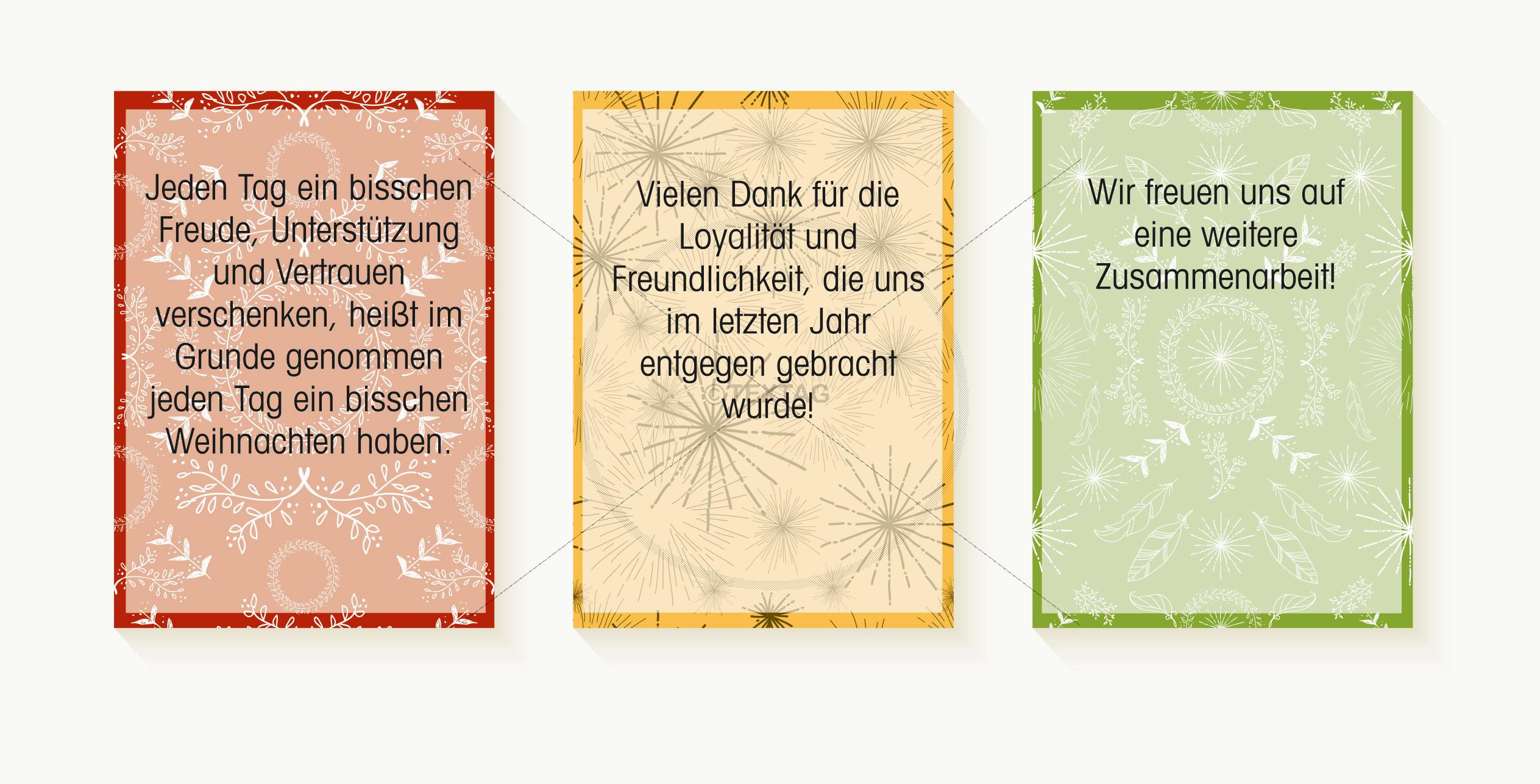 abstrakte Weihnachtskarte mit Spruch (49), inkl. Druckkosten