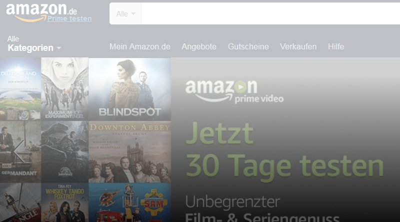 Amazon.de Deutschlands größtes Online Versandhaus » Online Shop Liste