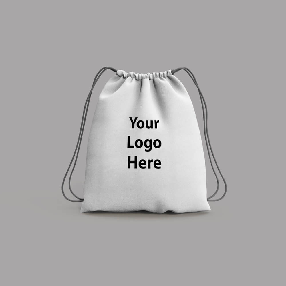 Drawstring Bag White Papermints