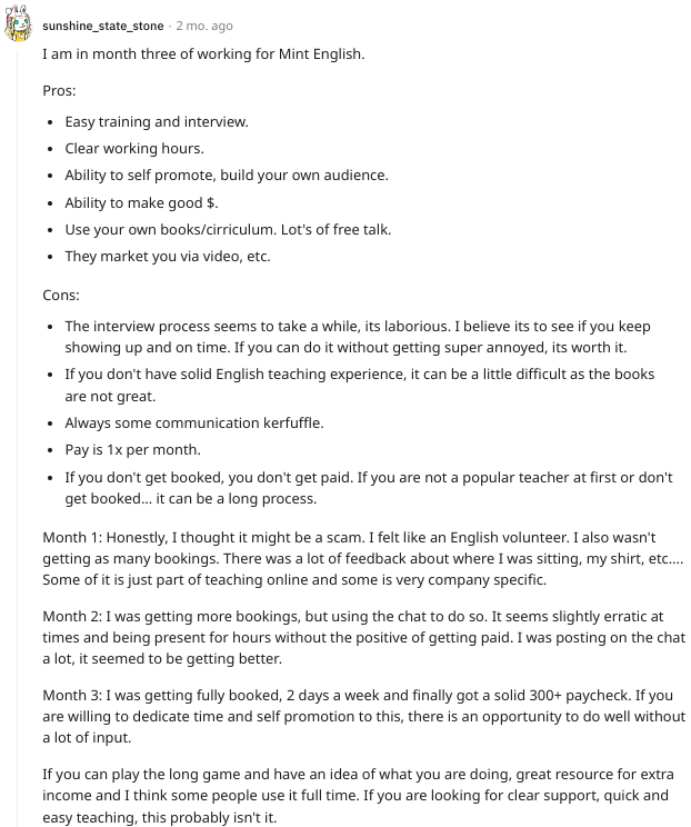 Honest Mint English Review Should You Teach There?