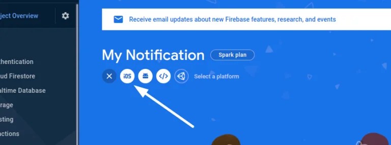CodeIgniter 4 Send Push Notification to IOS Using Firebase