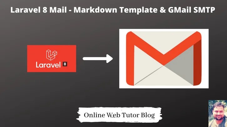 Send Email Using Markdown Email Template in Laravel 8