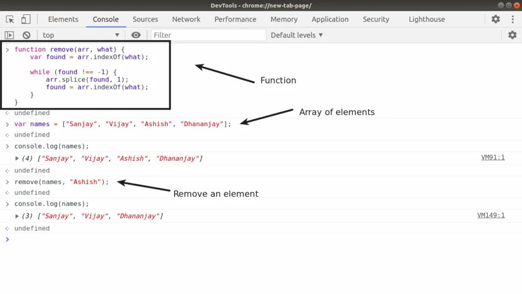 How To Remove Array Element From Array in Javascript