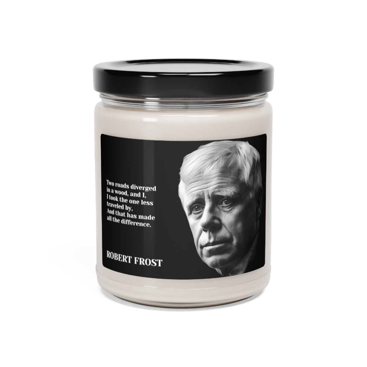 Robert Frost Scented Candle • OnlyArt Poetry Shop
