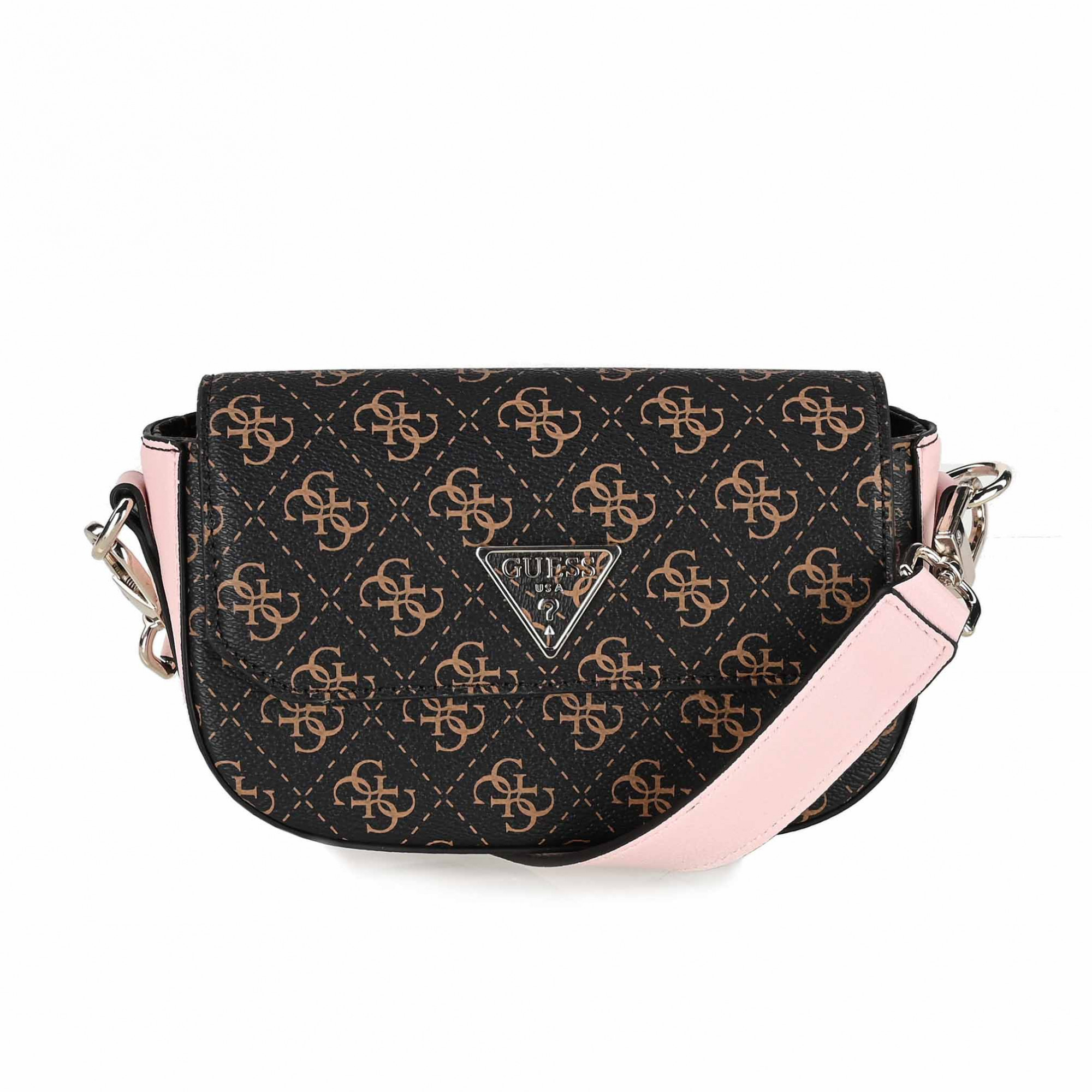 Guess Brown & Pink Crossbody Bag • ONLY BRANDS MALTA