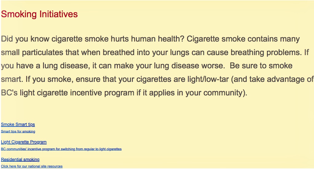 Why is the BC Lung Association not yet advocating strongly for wood