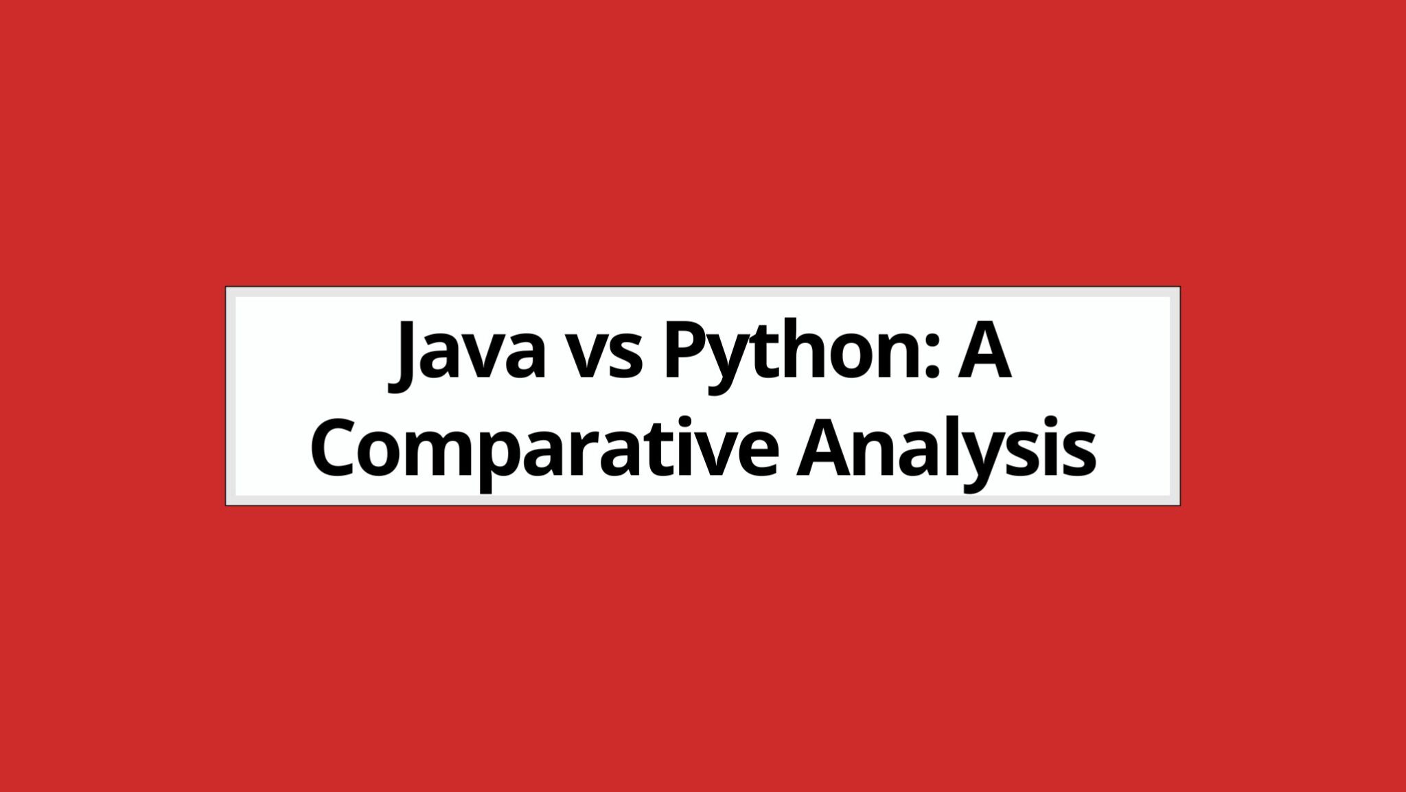 Java vs Python Difference between Java and Python with Code Samples (2023)