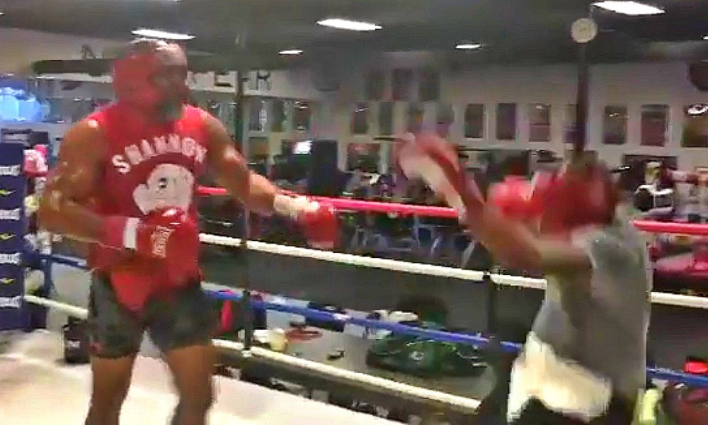 Shannon Briggs Drops Sparring Partner in Training Only Full Fights