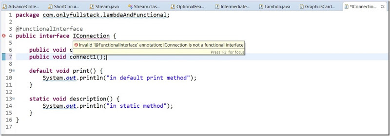 Part 1 Functional Interface in Java 8 Only Fullstack