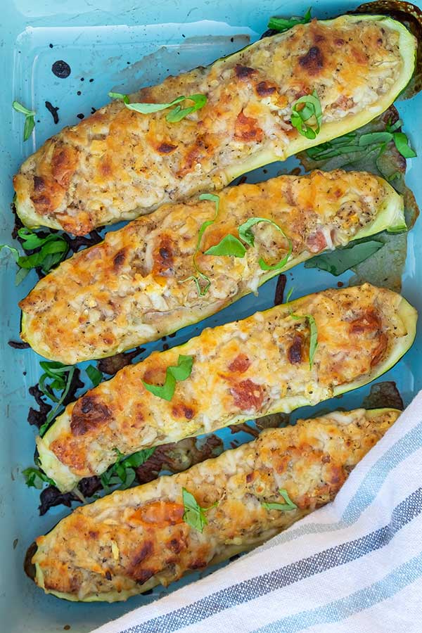 Italian Stuffed Zucchini Keto Only Gluten Free Recipes