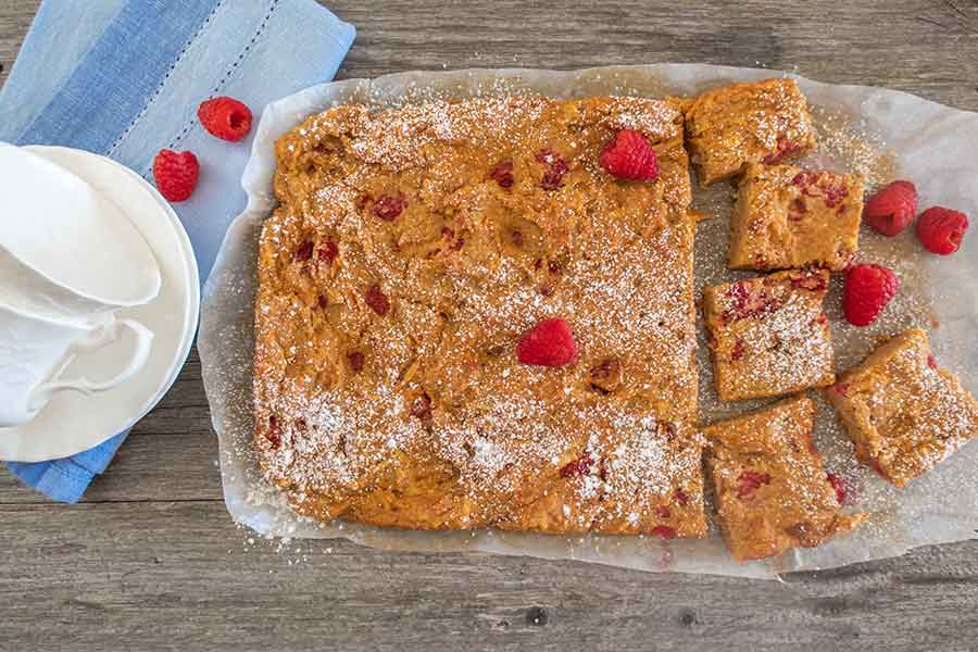 glutenfree healthy breakfast sheet cake Only Gluten Free Recipes