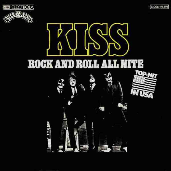 KISS ROCK AND ROLL ALL NITE Single Album (1975)