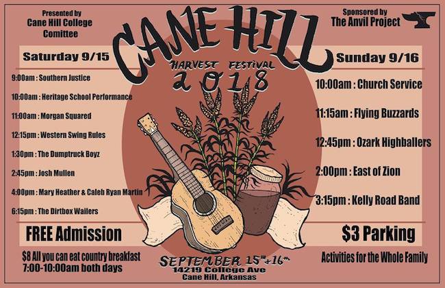 cane hill harvest festival 2023 Be a Day Tripper This Weekend in Arkansas Only In Arkansas