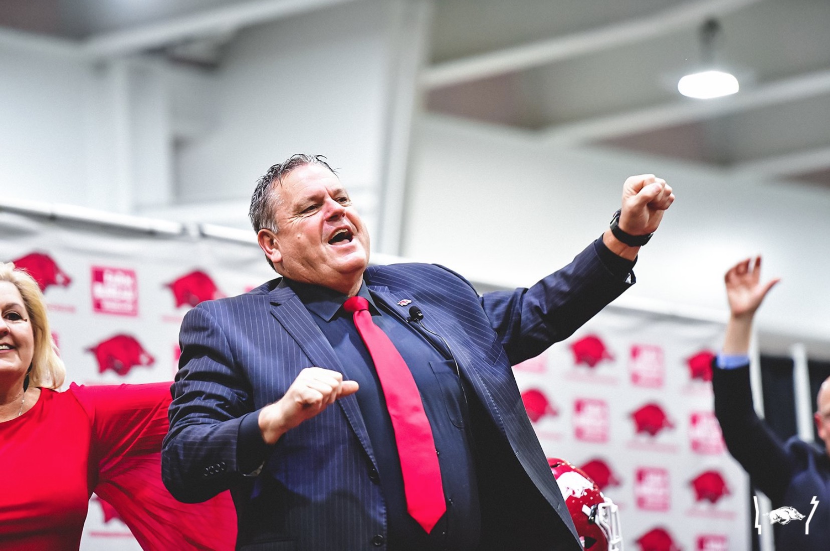 Arkansas's New Head Football Coach Sam Pittman Only In Arkansas