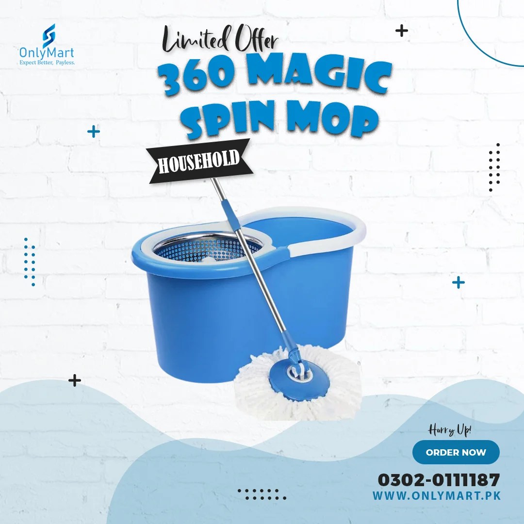 360 Magic Spin Mop - Only Mart - Order Now!