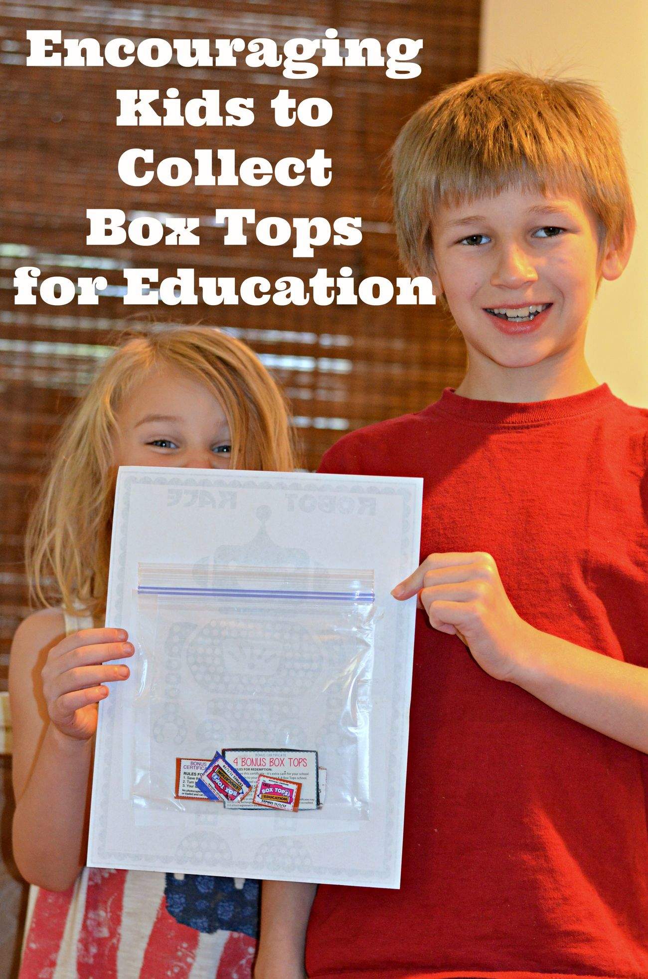 Encouraging Kids to Collect Box Tops for Education Only Passionate