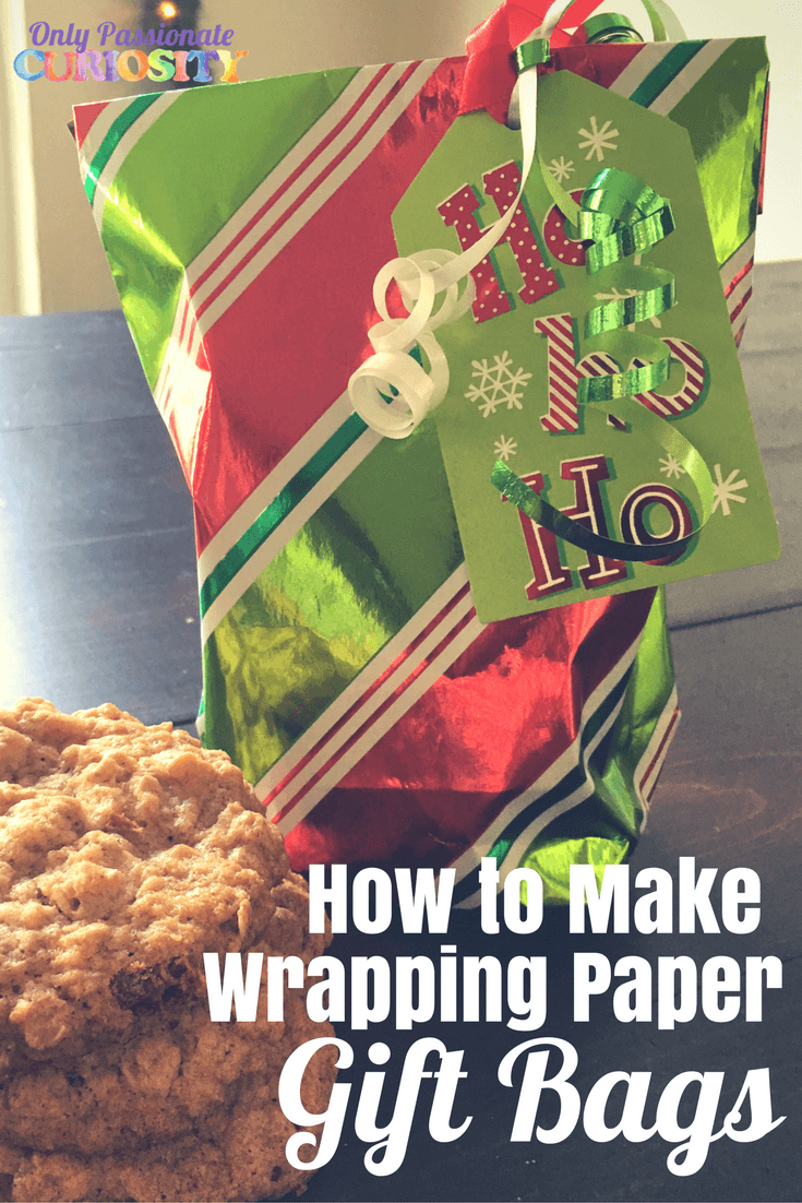 How to Make Cookie Gift Bags out of Wrapping Paper Only Passionate