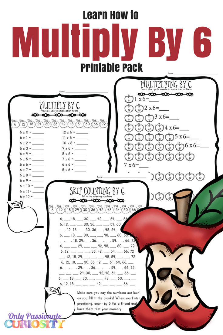 Apple Math: Multiply by 6 - Only Passionate Curiosity