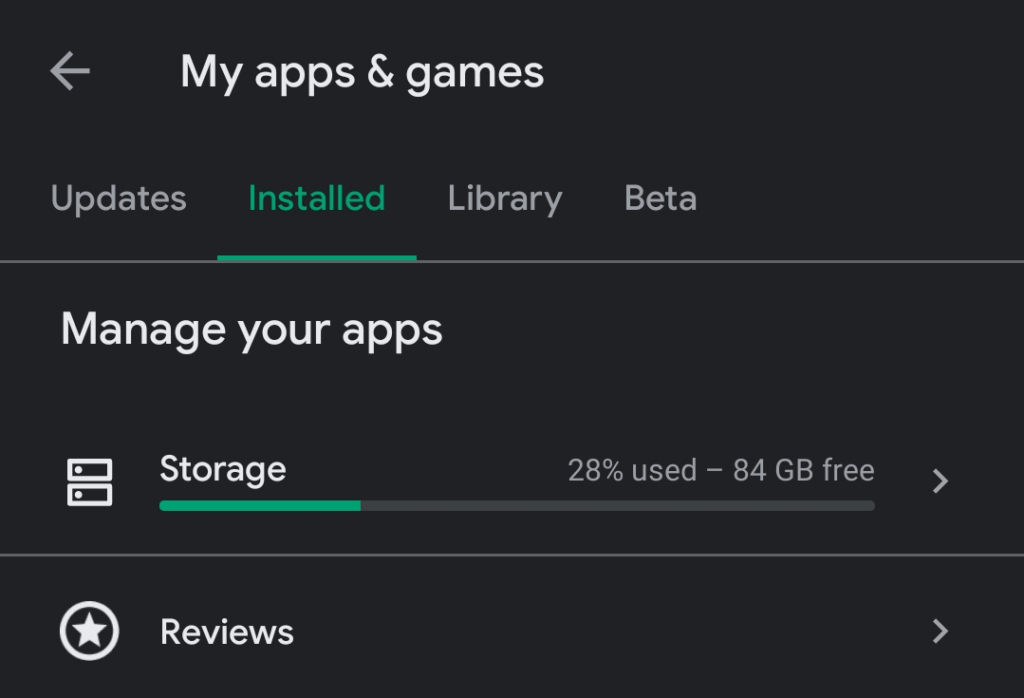 Google Play adds a new review section; allow users to manage all app