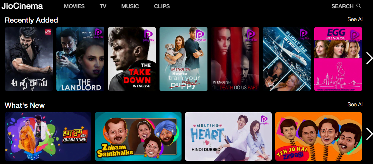PlayFlix and ShemarooMe content now available on Jio Cinema