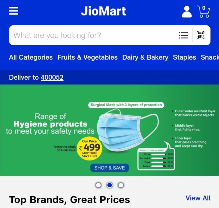 JioMart website goes live; expands services to more than 200 cities