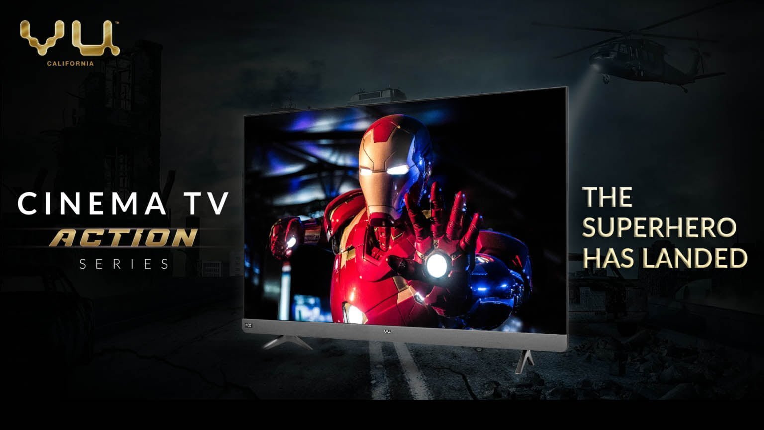 VU launches Cinema TV Action series range with 100 W JBL powered sound