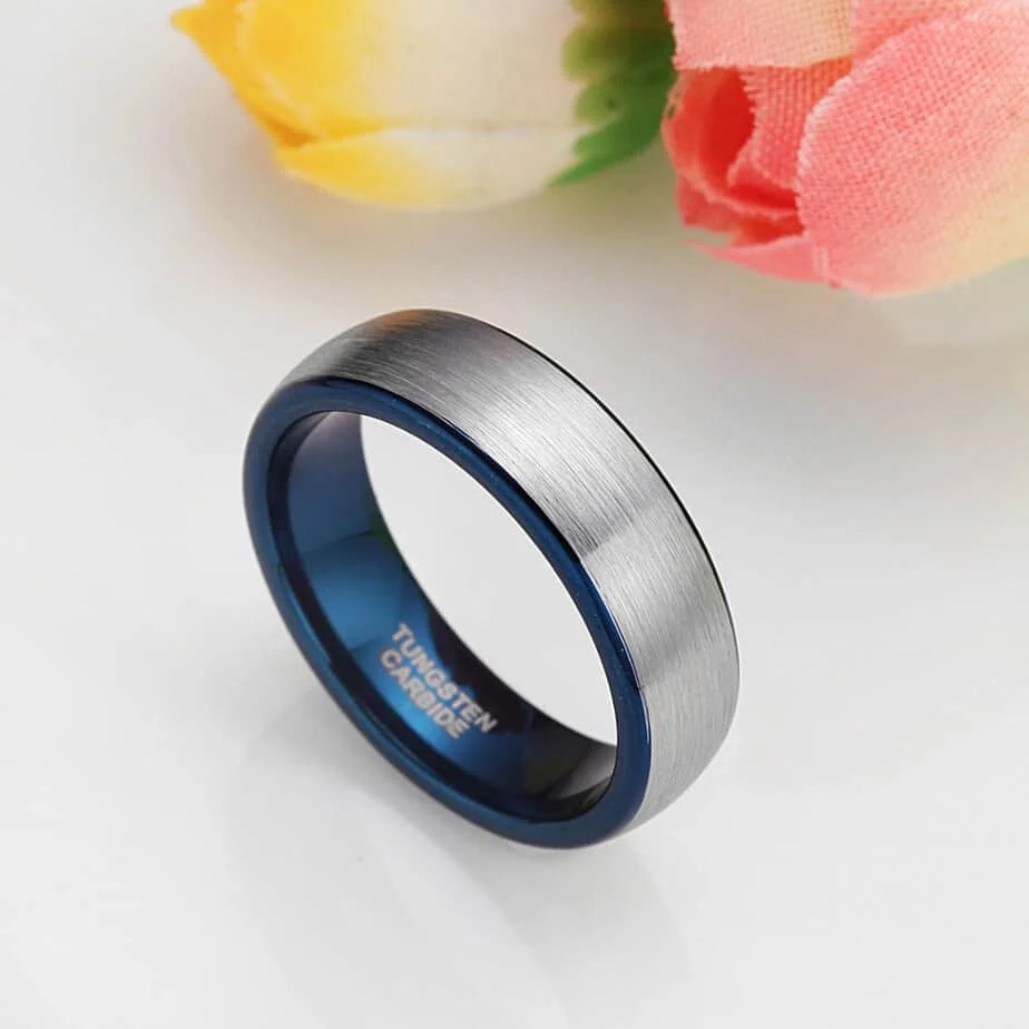 Blue Tungsten Rings Are Rare Beautiful, Here's Why