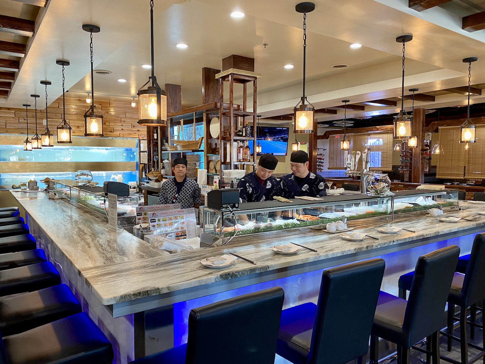 Fresh seafood is at the fore at Jin's Sushi Seafood & Bar in Greenfield