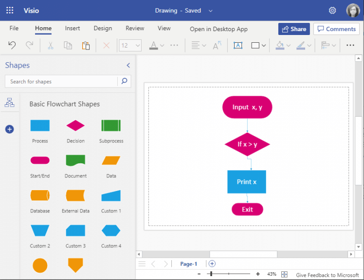 Lightweight Visio web app starts rolling out to Microsoft 365 business
